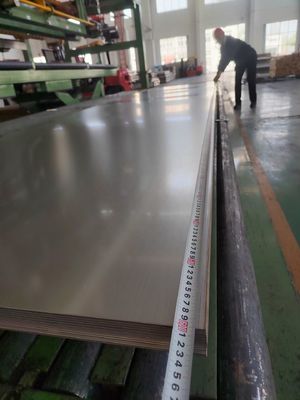 SUS 304 316L roestvrij staal platen spoel 300 serie graad 2B oppervlakte afwerking koud / warm gewalst snijden buig toegang