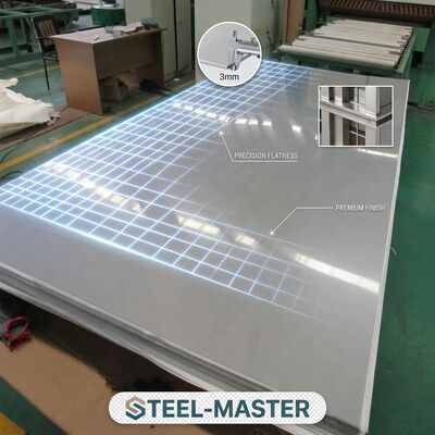 430 roestvrijstalen plaat Ferritische kwaliteit 2B Afwerking 0,3 mm-3,0 mm Magnetisch voor de productie van huishoudapparatuur