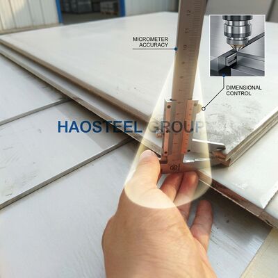 ASTM A240 304 roestvrijstalen plaat 2B Afwerking 0,3 mm-100 mm Dikte 1219x2438 mm voor industriële constructies